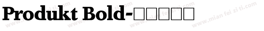 Produkt Bold字体转换